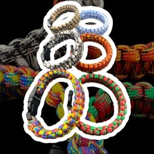 7/ $35 Para Cord Survival Bracelet various Colors Available